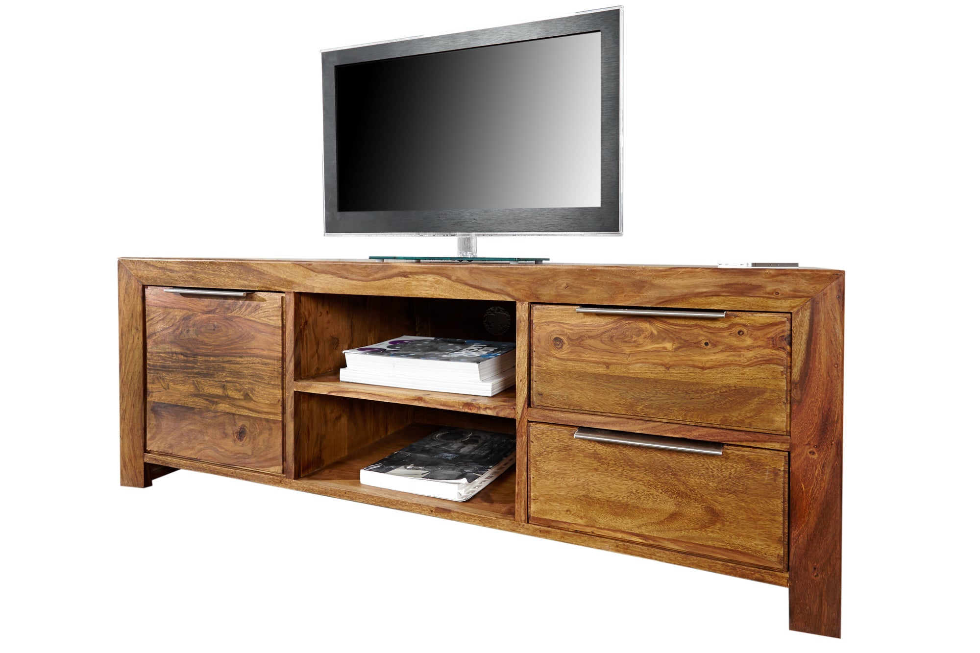 Invicta Comodă TV TV - 135cm | Sheesham | 135x50x45 cm