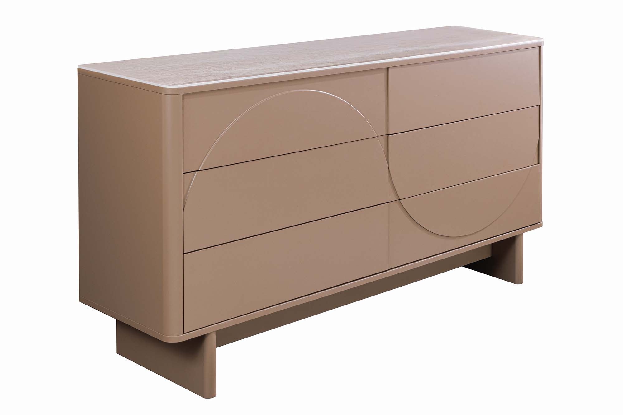 Invicta Comodă SAVOY - 150cm | Marmură, Natural | 150x82x40 cm