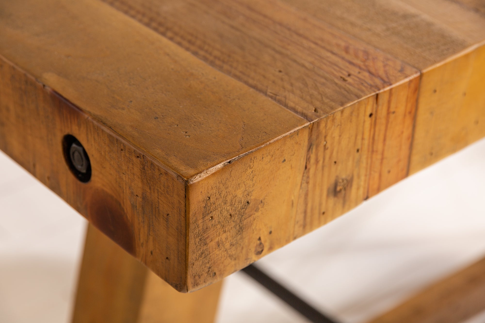 Invicta Masă dining FINCA - 165cm | Pin, Maro | 165x76x90 cm