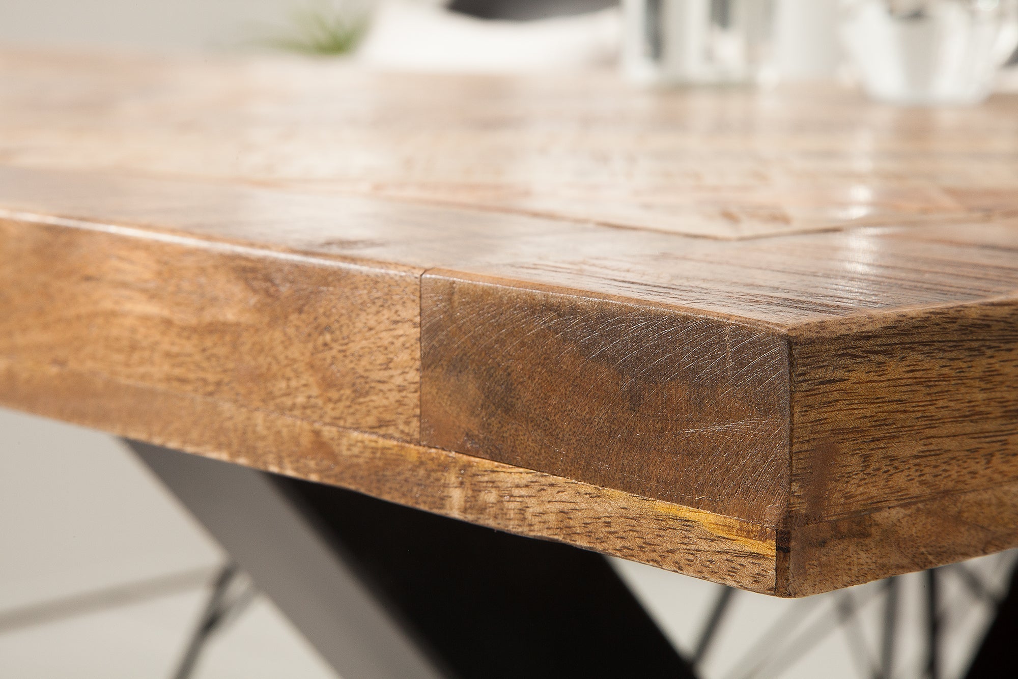 Invicta Masă dining INFINITY HOME - 200cm | Mango, Natural | 200x76x100 cm