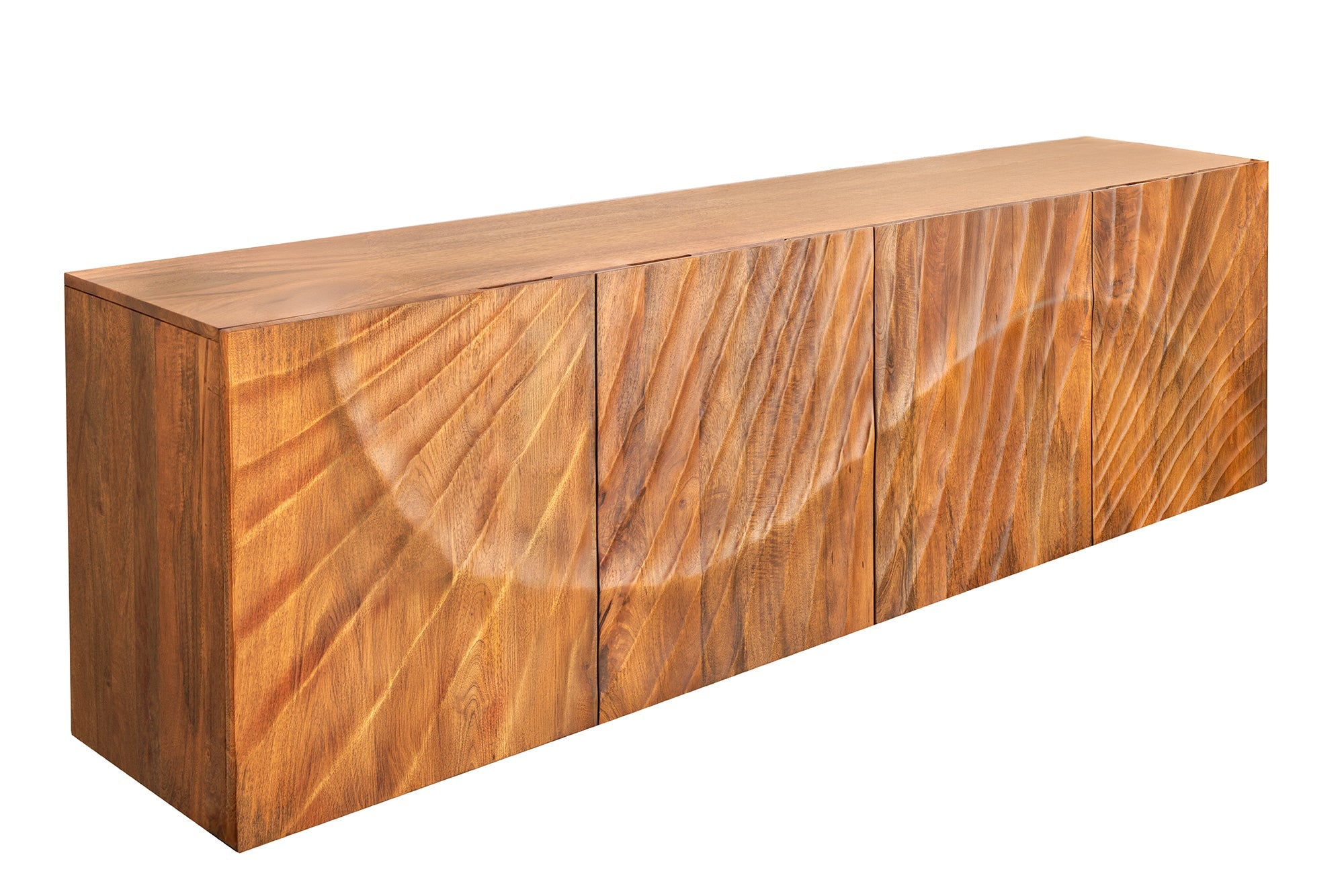 Invicta Comodă SCORPION - 180cm | Mango, Maro | 177x58x38 cm