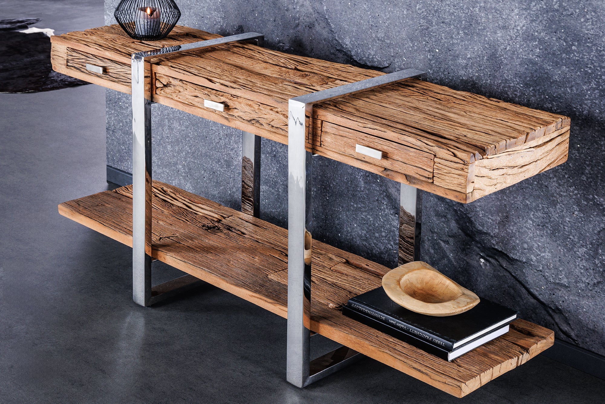 Invicta Consolă BARRACUDA - 140cm | 140x81x41 cm