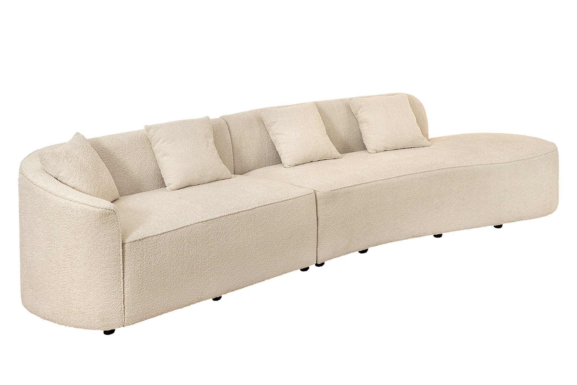 Invicta Canapea ATELIER L - 330cm, 3 Locuri | Bej | 330x80x90 cm