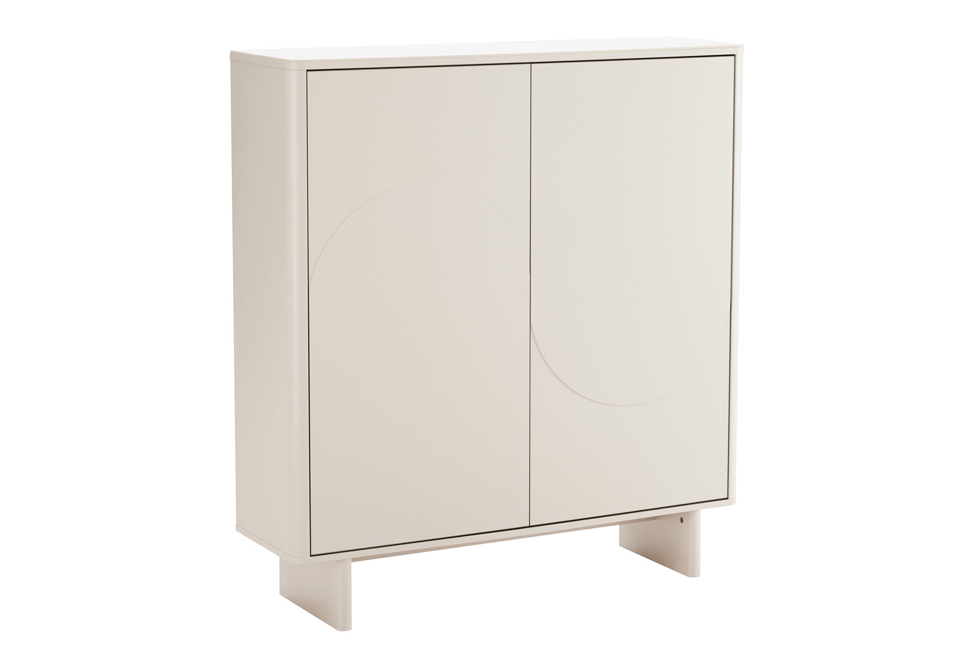 Highboard SAVOY 130cm 3D cu blat ceramic aspect marmură