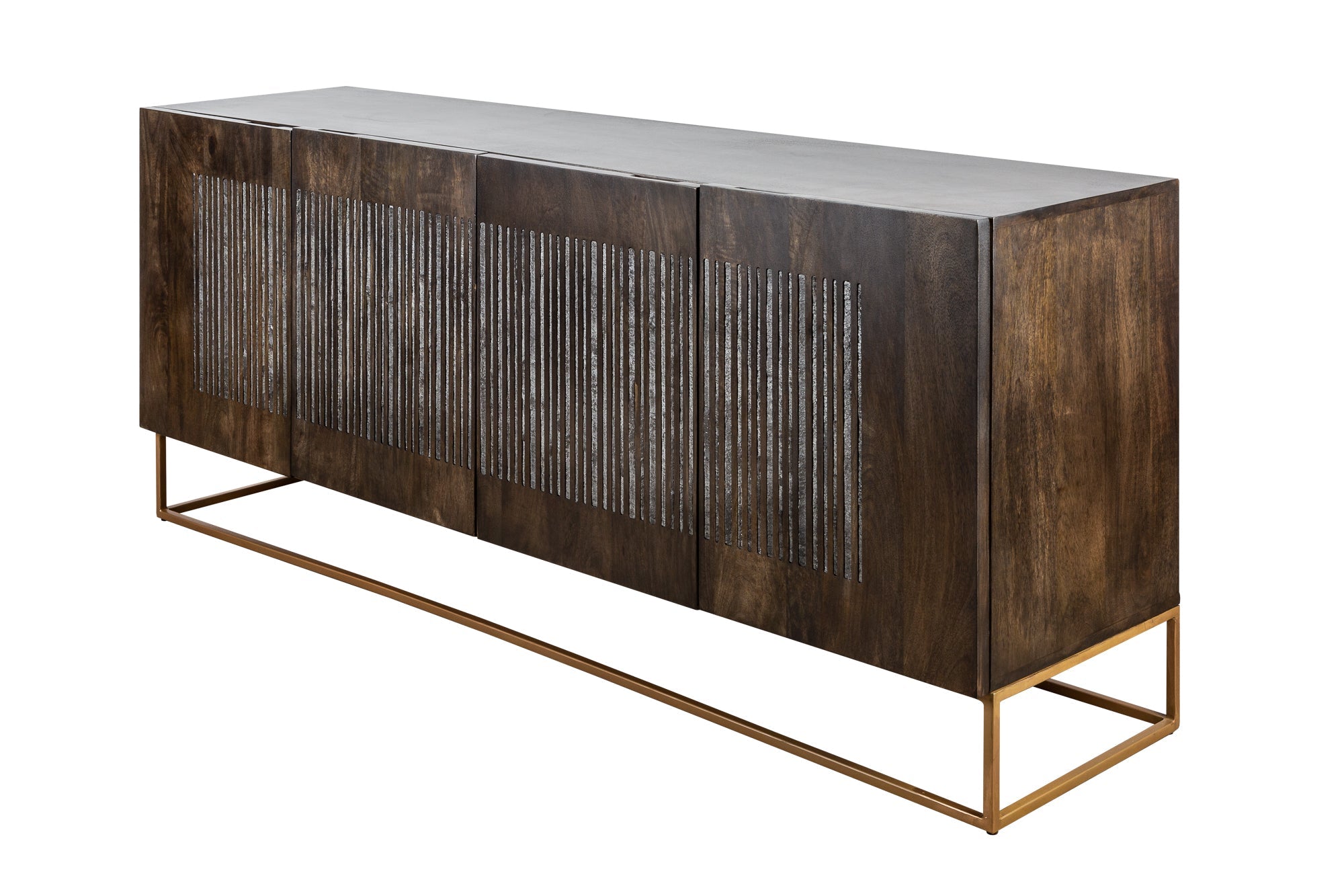 Invicta Comodă ONYX - 180cm | Mango | 177x76x45 cm