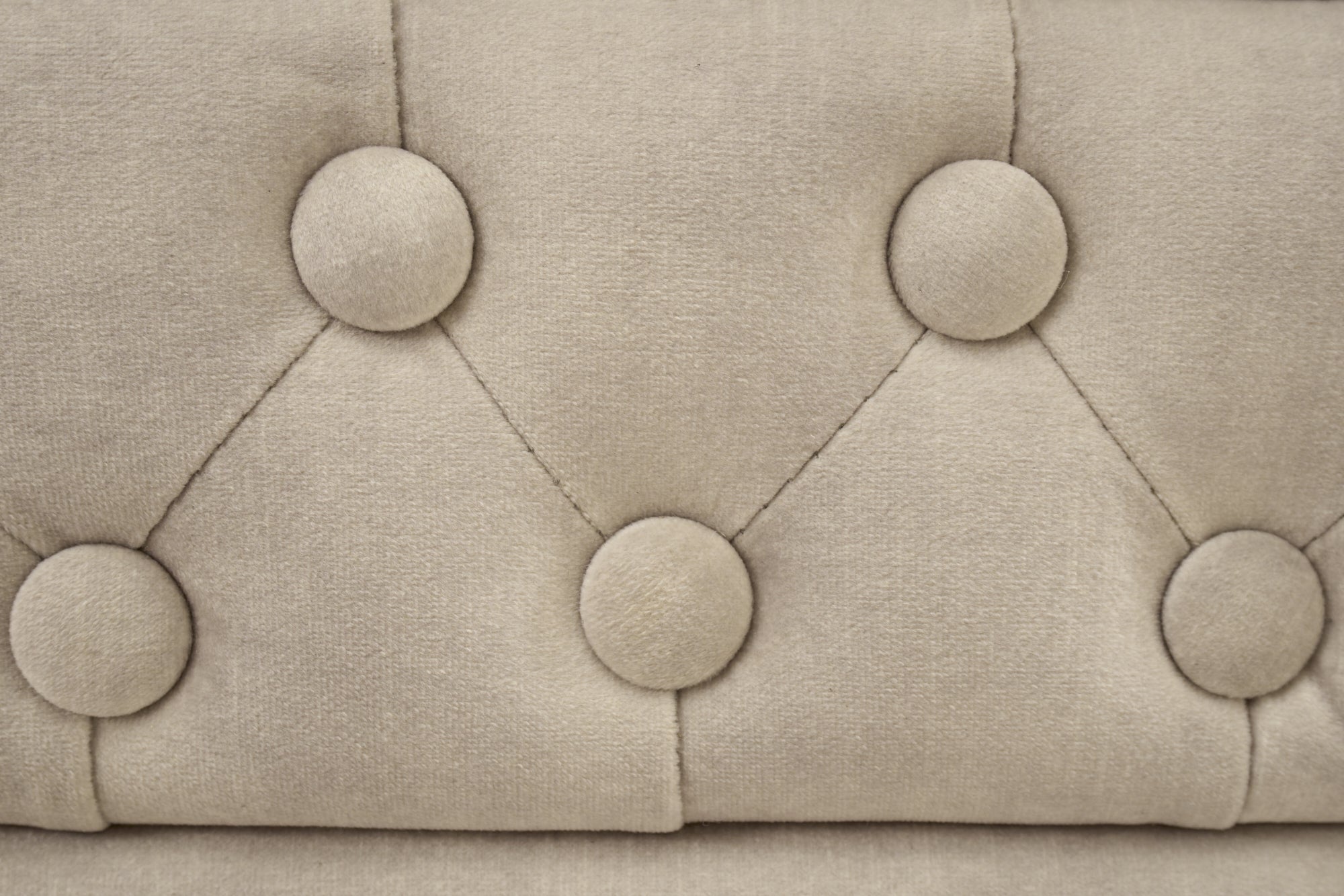 Invicta Canapea CHESTERFIELD - 150cm, 2 Locuri | Catifea | 150x72x87 cm