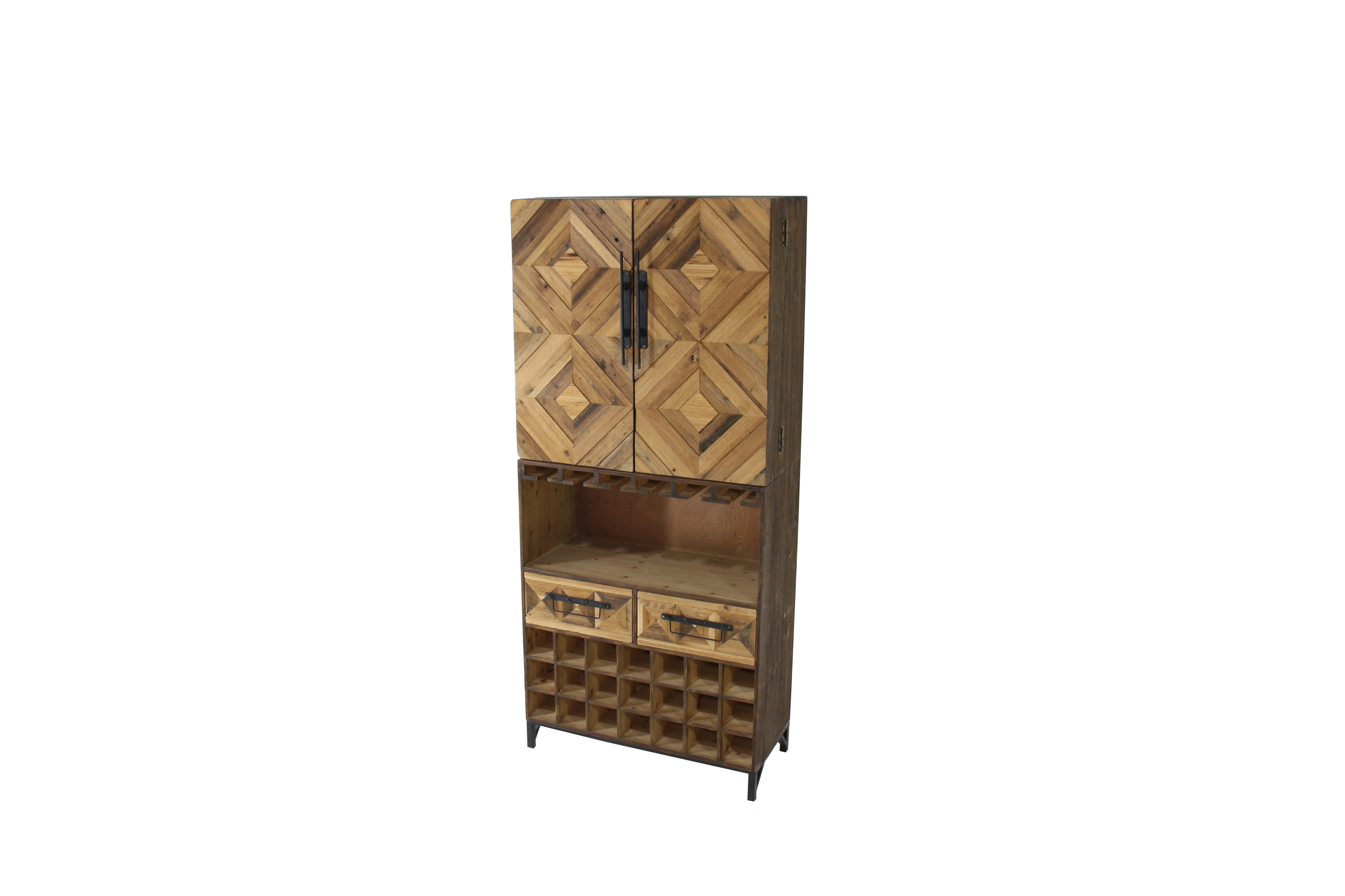 Invicta Dulap BODEGA - 160cm | Pin, Natural | 71x160x34 cm