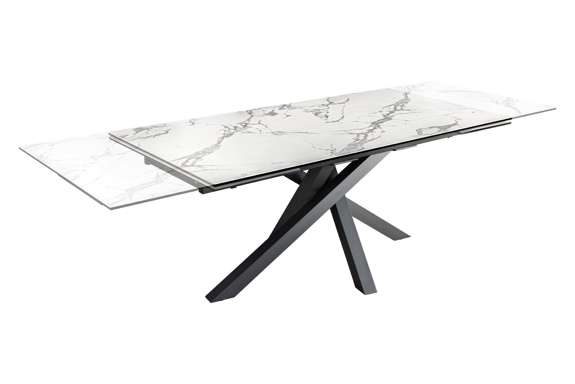 Invicta Masă dining MARVELOUS - 260cm | Marmură, Alb | 180x76x90 cm