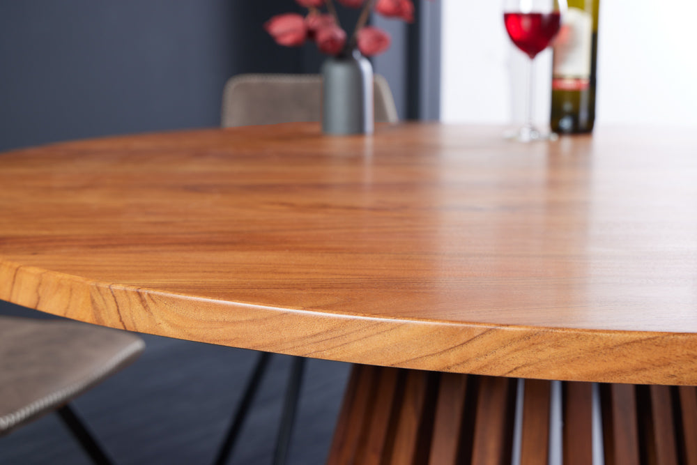 Invicta Masă dining MAISON JADE - 120cm | Acacia | 120x76x120 cm