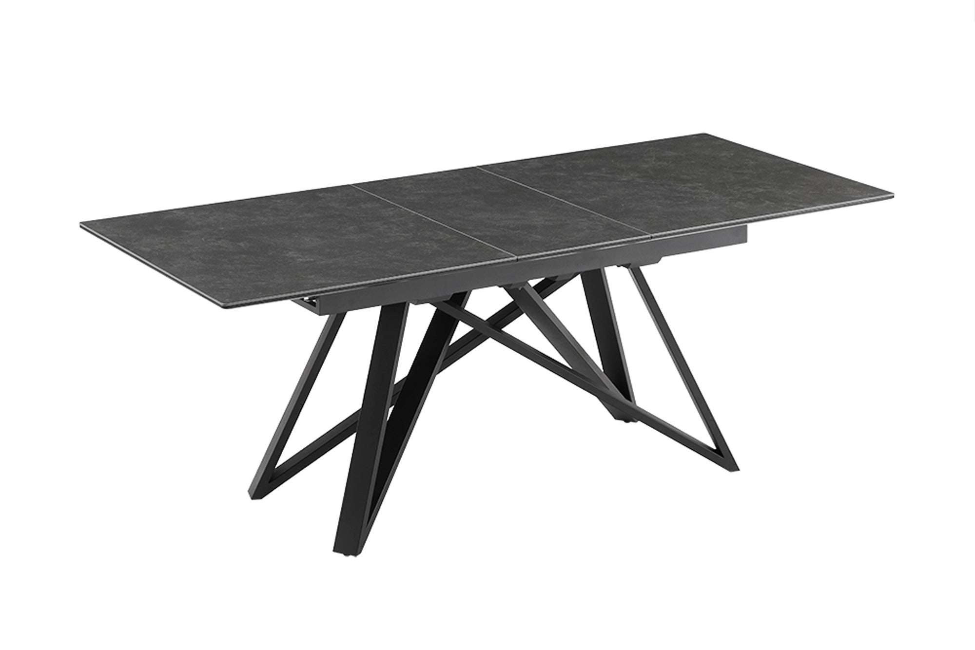 Invicta Masă dining ATLAS - 200cm | Marmură, Sticlă, Roșu