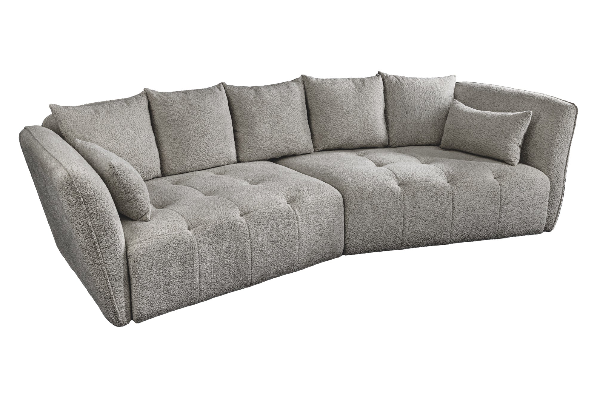 Invicta Canapea ROYAL - 295cm | Gri | 295x86x145 cm