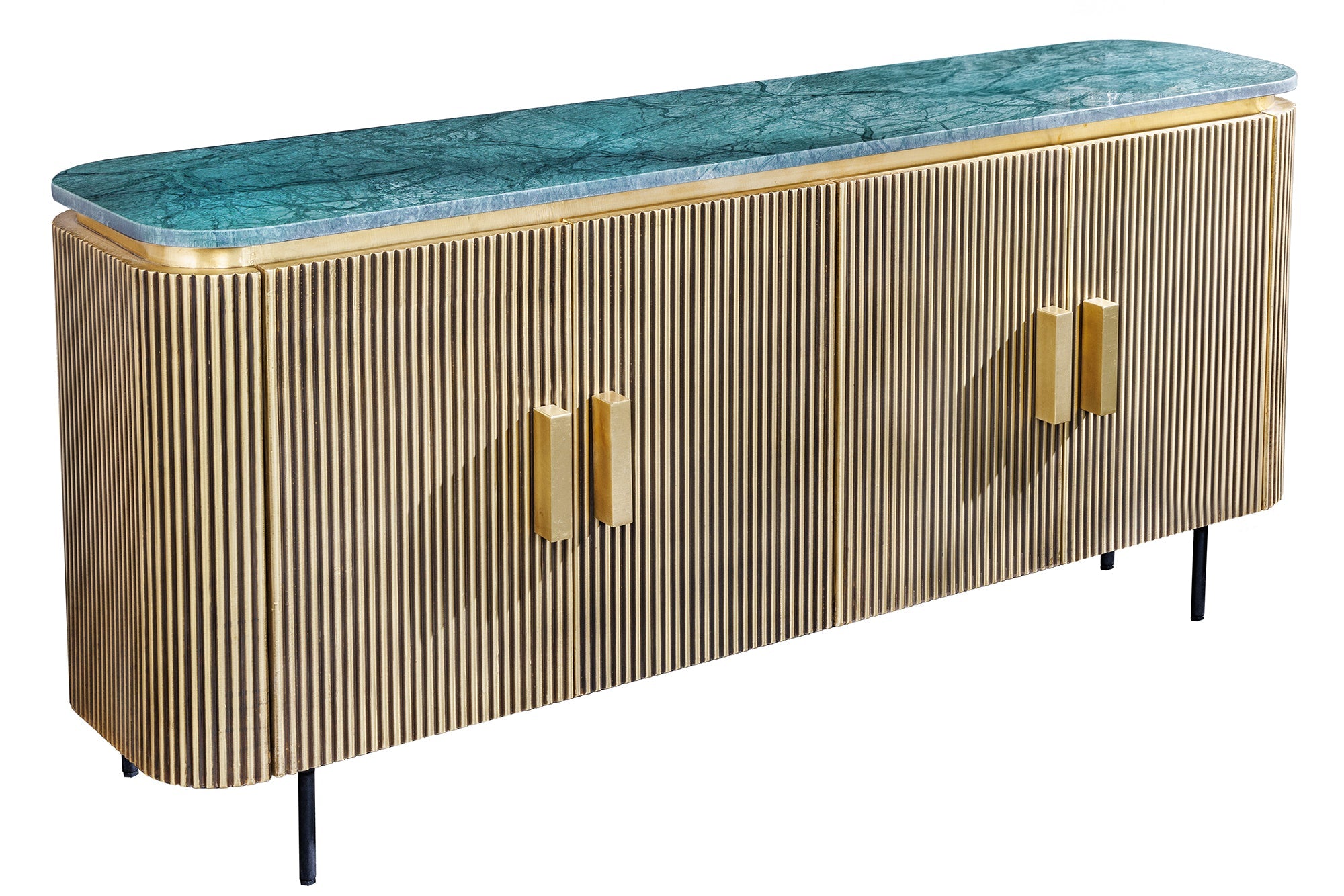 Invicta Comodă VENEZIANO - 160cm | Mango, Marmură | 160x79x40 cm