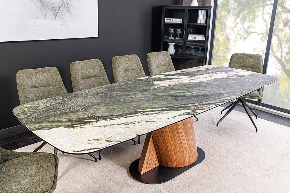 Invicta Masă dining ELEMENTS - 260cm | Marmură, Bej