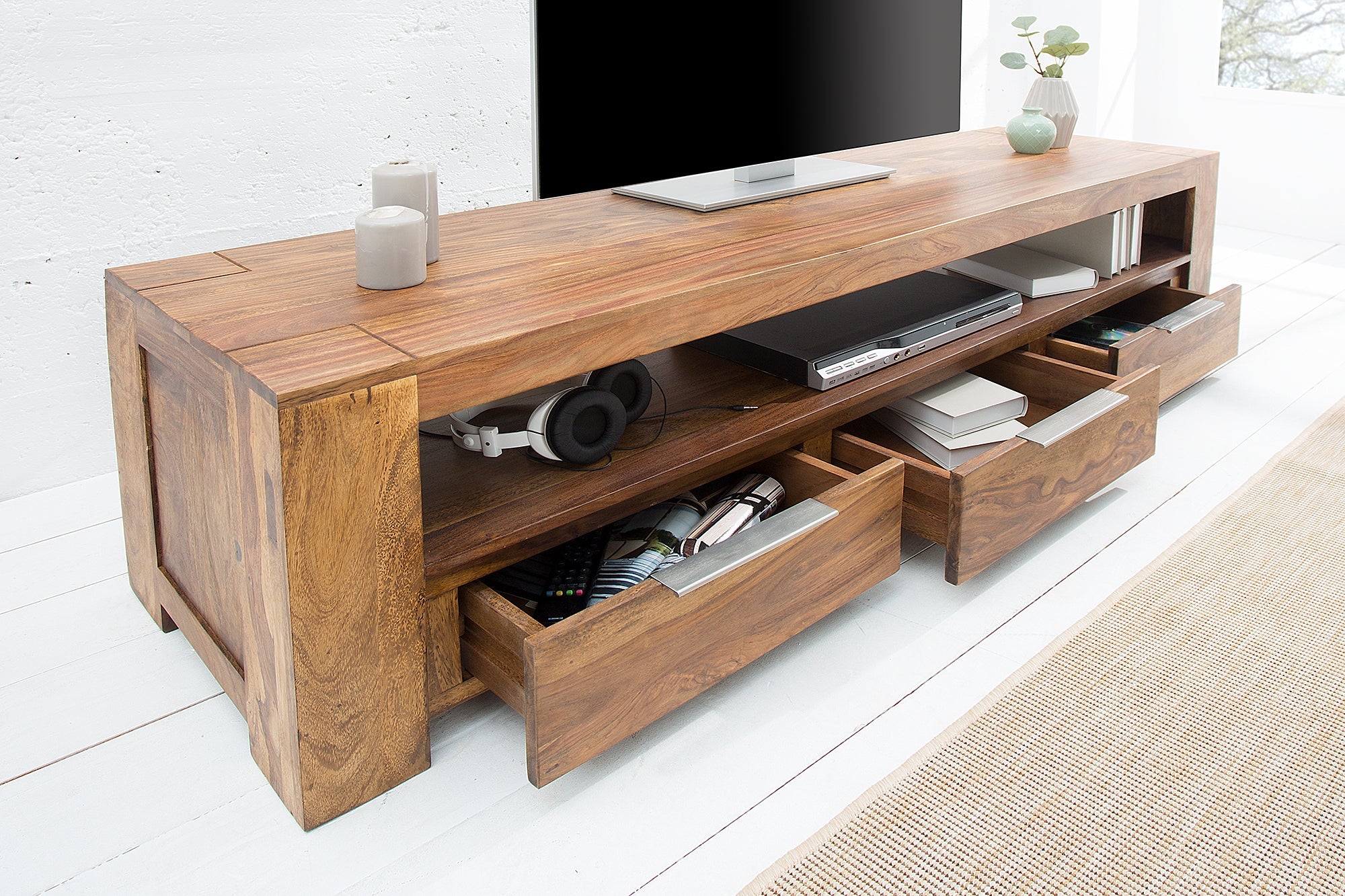 Invicta Comodă TV TV - 170cm | Sheesham | 170x45x45 cm