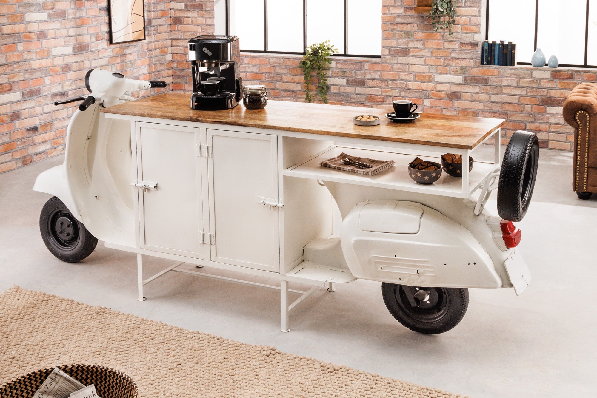 Invicta Dulap SCOOTER - 250cm | Mango | 250x105x66 cm