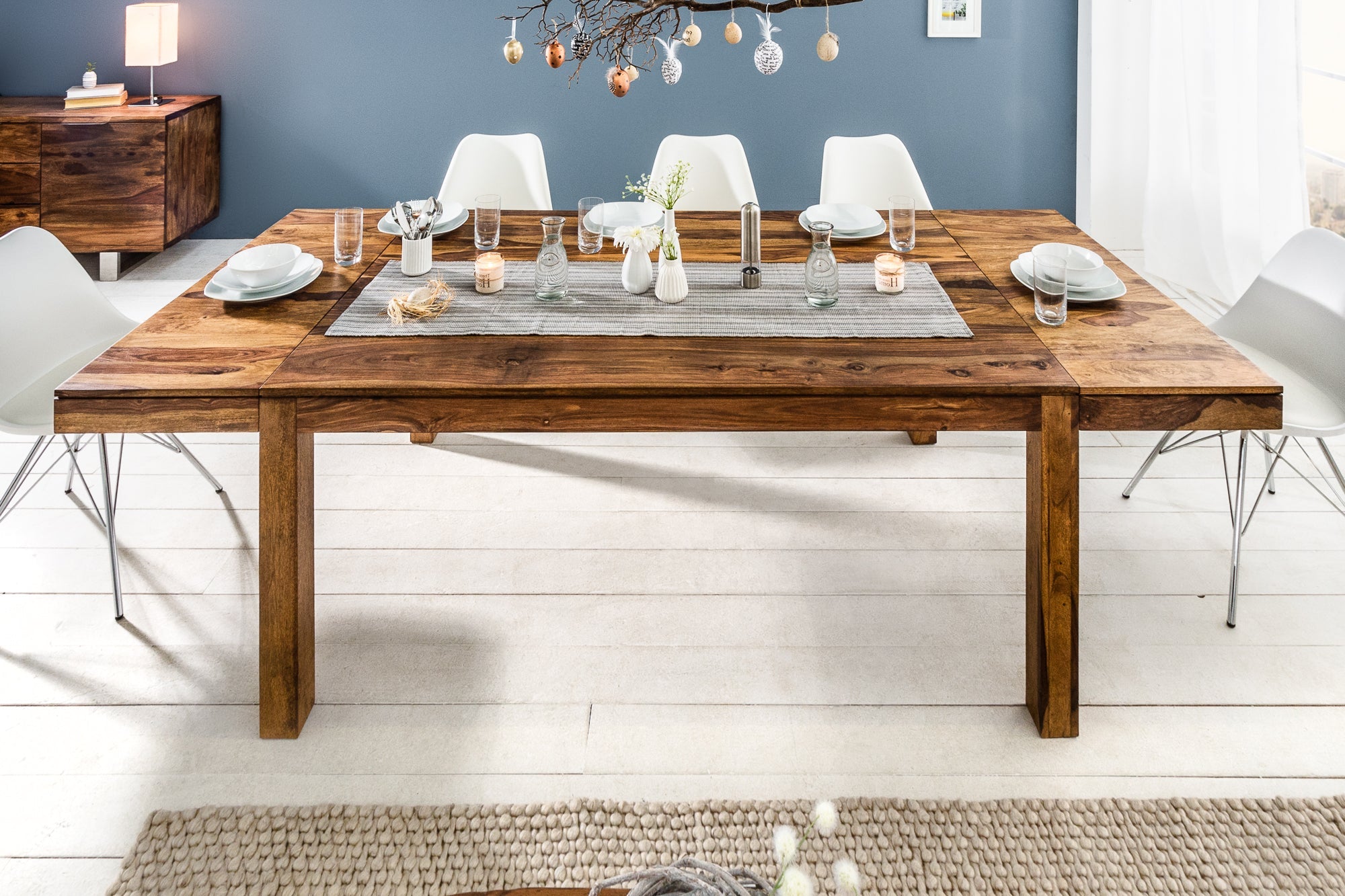 Invicta Masă dining LAGOS - 240cm | Sheesham | 160x76x100 cm