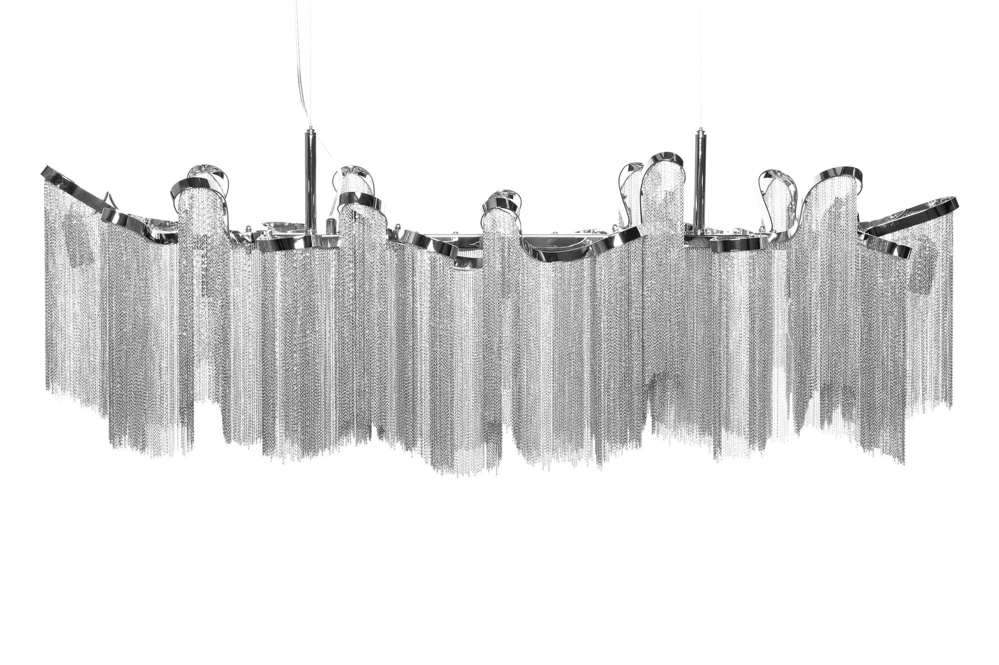 Invicta Pendul ELEGANCE - 118cm | Metal, Argintiu | 118x38x34 cm