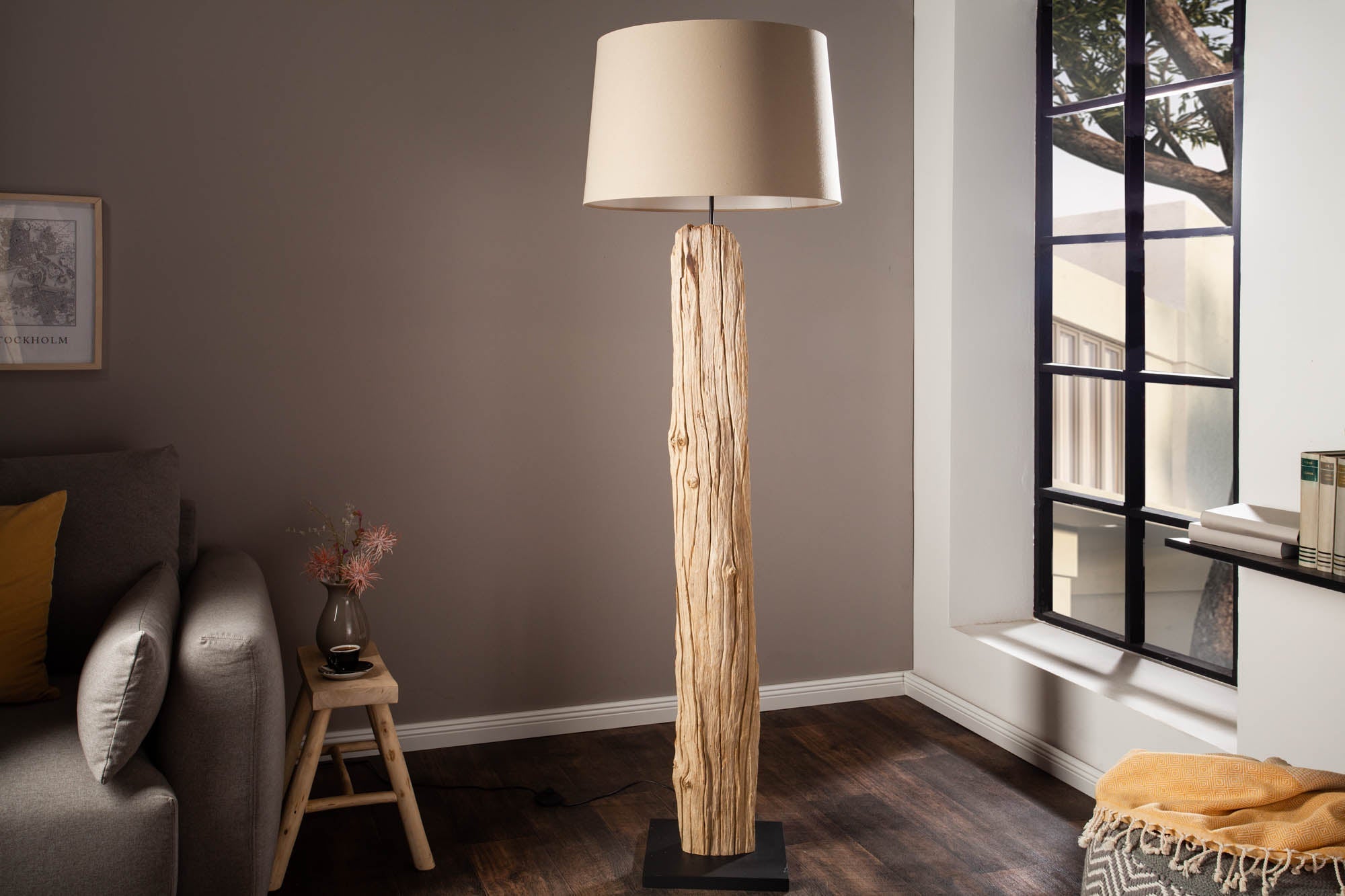 Invicta Lampadar ROUSILIQUE - 180cm | Bej