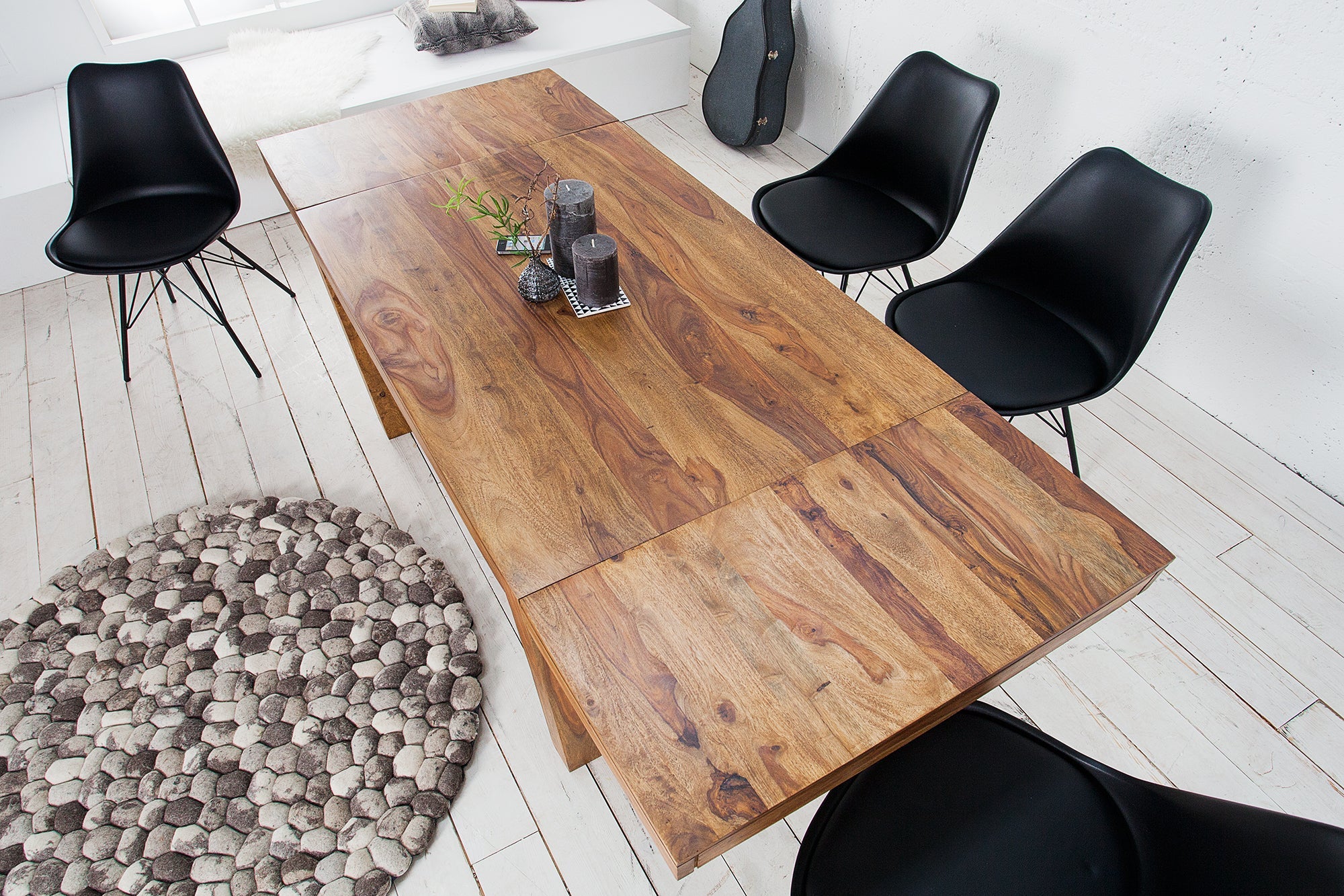 Invicta Masă dining LAGOS - 200cm | Sheesham | 120x75x80 cm