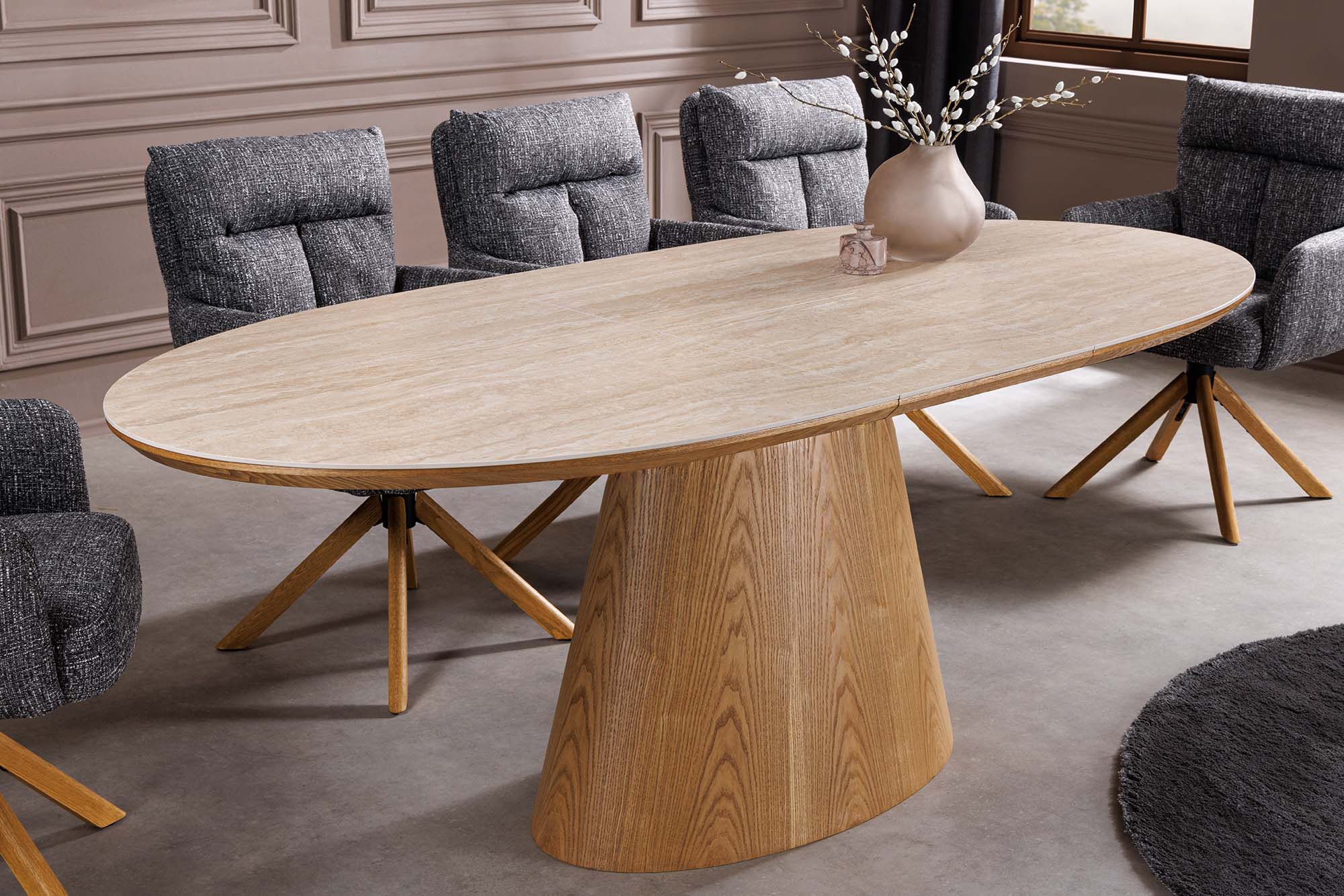 Invicta Masă dining UNIQUE - 200cm | Stejar