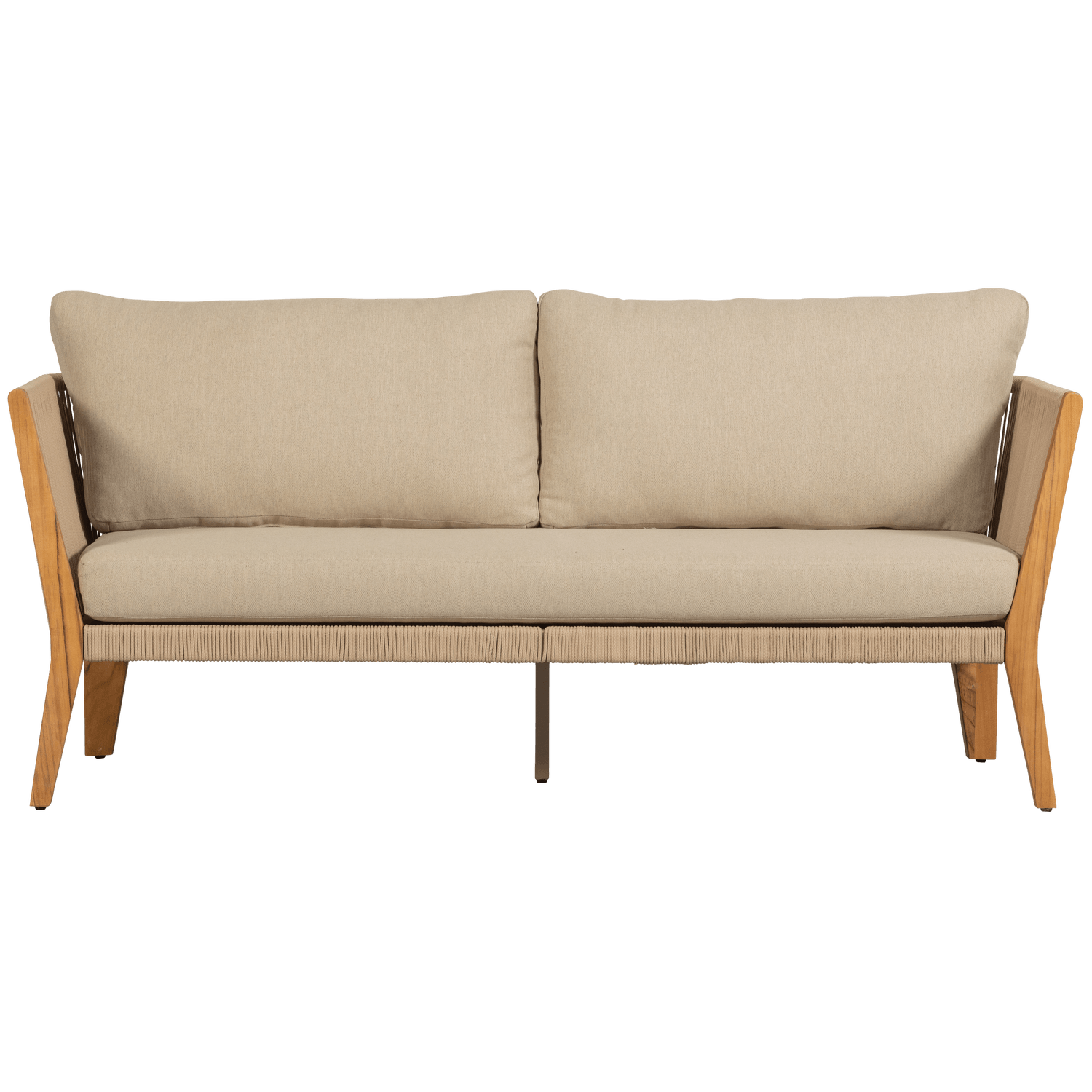 SAN REMO 3-SEATER GARDEN BENCH TEAK SAND