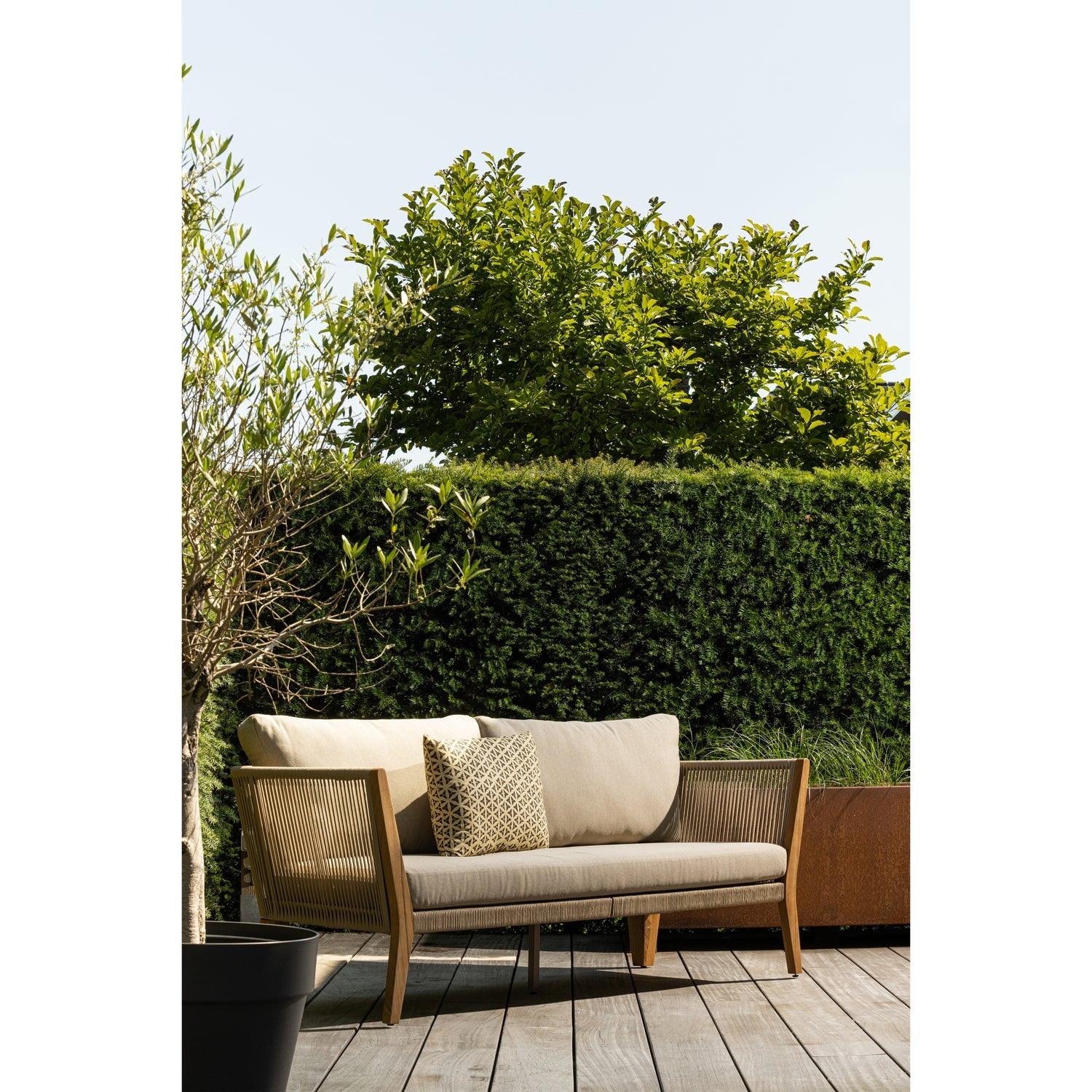 SAN REMO 3-SEATER GARDEN BENCH TEAK SAND