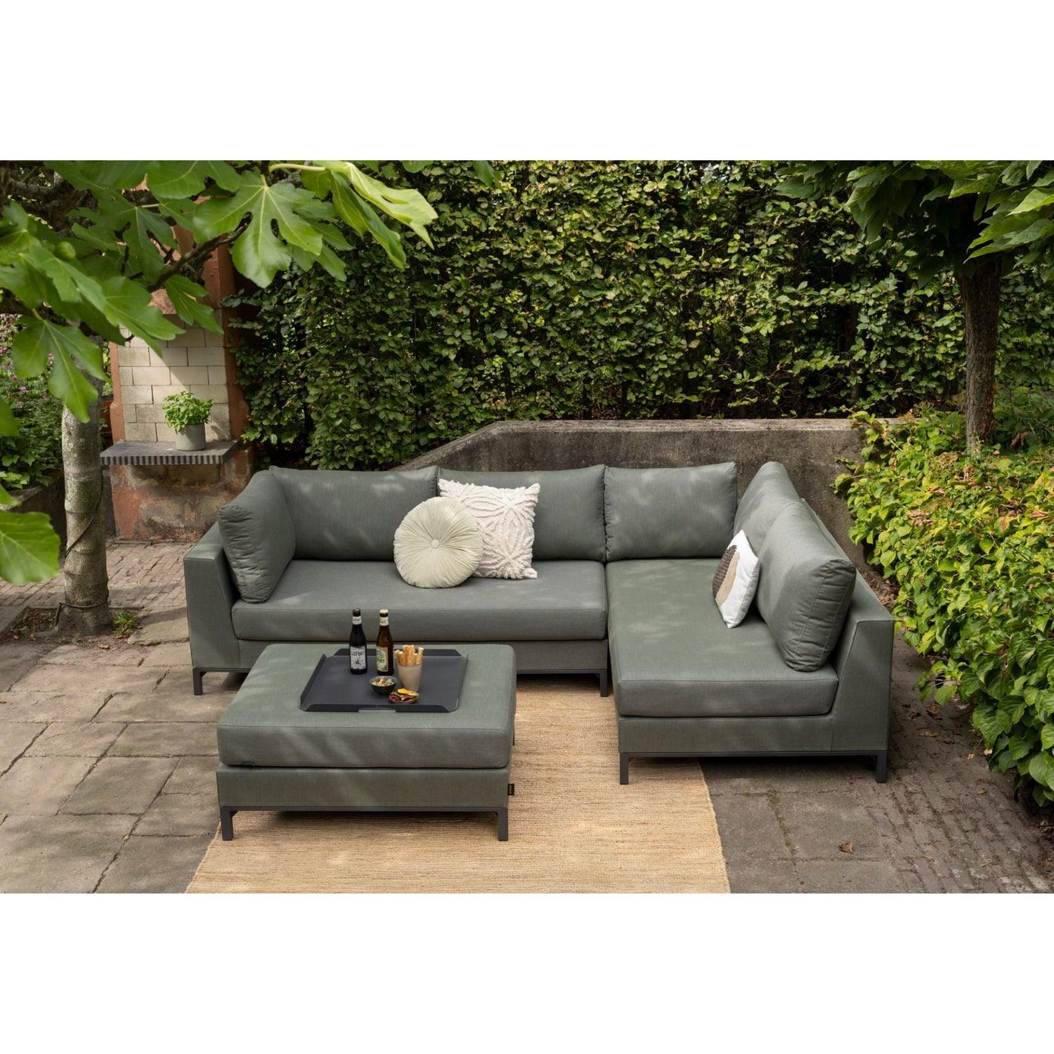 CAPRI LOUNGE SET GARDEN RIGHT GREEN