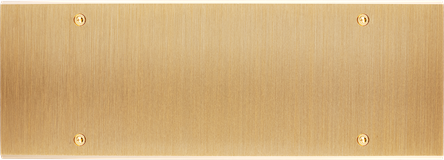 Modelec Confidence Placa tripla orizontala pentru 3 prize 2P+T | Alama Periata