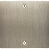 Modelec Confidence Placa simpla B1 pentru 1 intrerupator basculant | Otel Periat