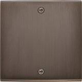 Modelec Confidence Placa simpla B1 pentru 1 intrerupator basculant | Gun Metal
