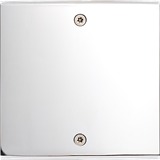 Modelec Confidence Placa simpla pentru 1 priza 2P+T | Crom