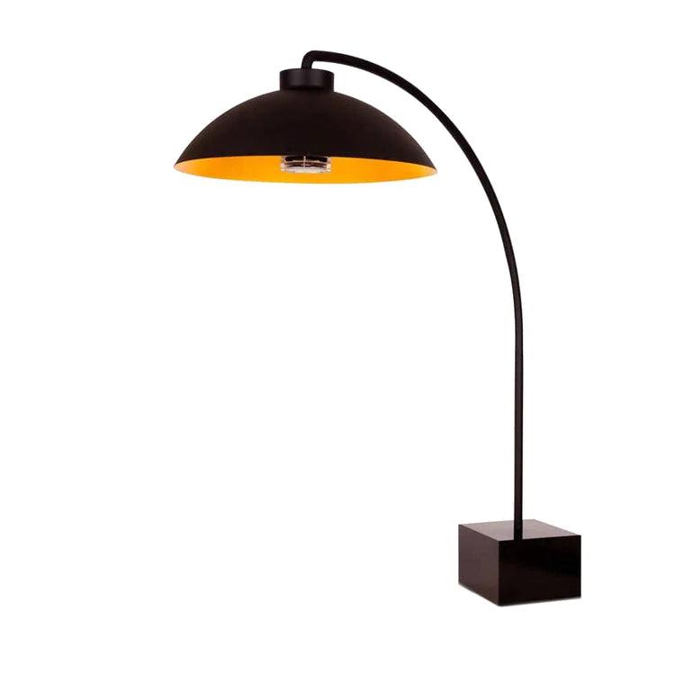 Incalzitor de terasa cu dome + lampa / Negru - Heatsail - PARIS14A.RO