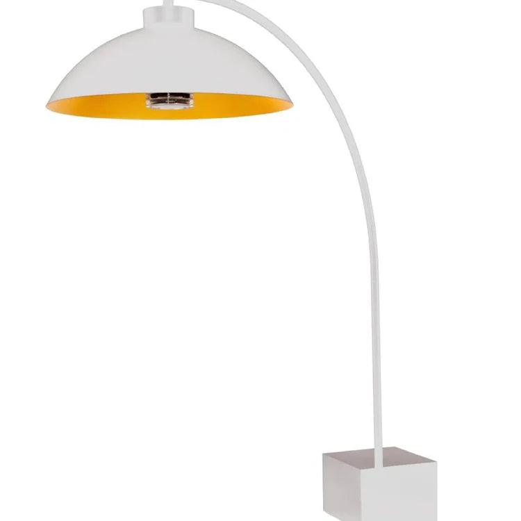 Incalzitor de terasa cu dome + lampa / Alb - Heatsail - PARIS14A.RO