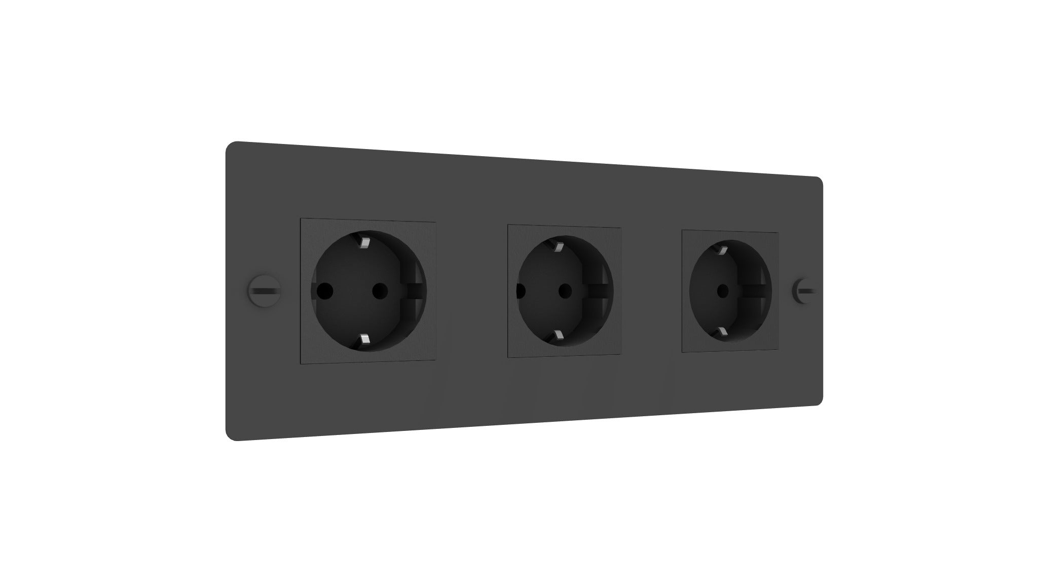 Buster & Punch Priză Schuko 3G | Metal | Negru | Fără Logo