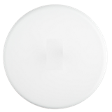 Modelec Iris Placa simpla B2 pentru 2 intrerupatoare basculante | Alb