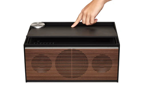 Pachet Audio Supreme: Boxă Hi-Fi PR Link + Placă Turnantă Square CC Walnut  + Vinil Cadou