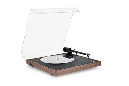 Pachet Audio Supreme: Boxă Hi-Fi PR Link + Placă Turnantă Square CC Walnut  + Vinil Cadou