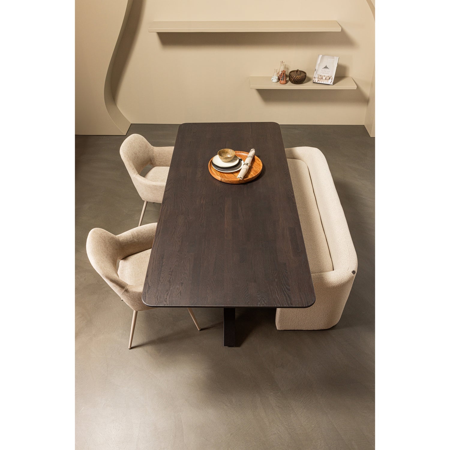 WOOOD banca ZONE | 100% Pes | Bej | 60x160x52 cm