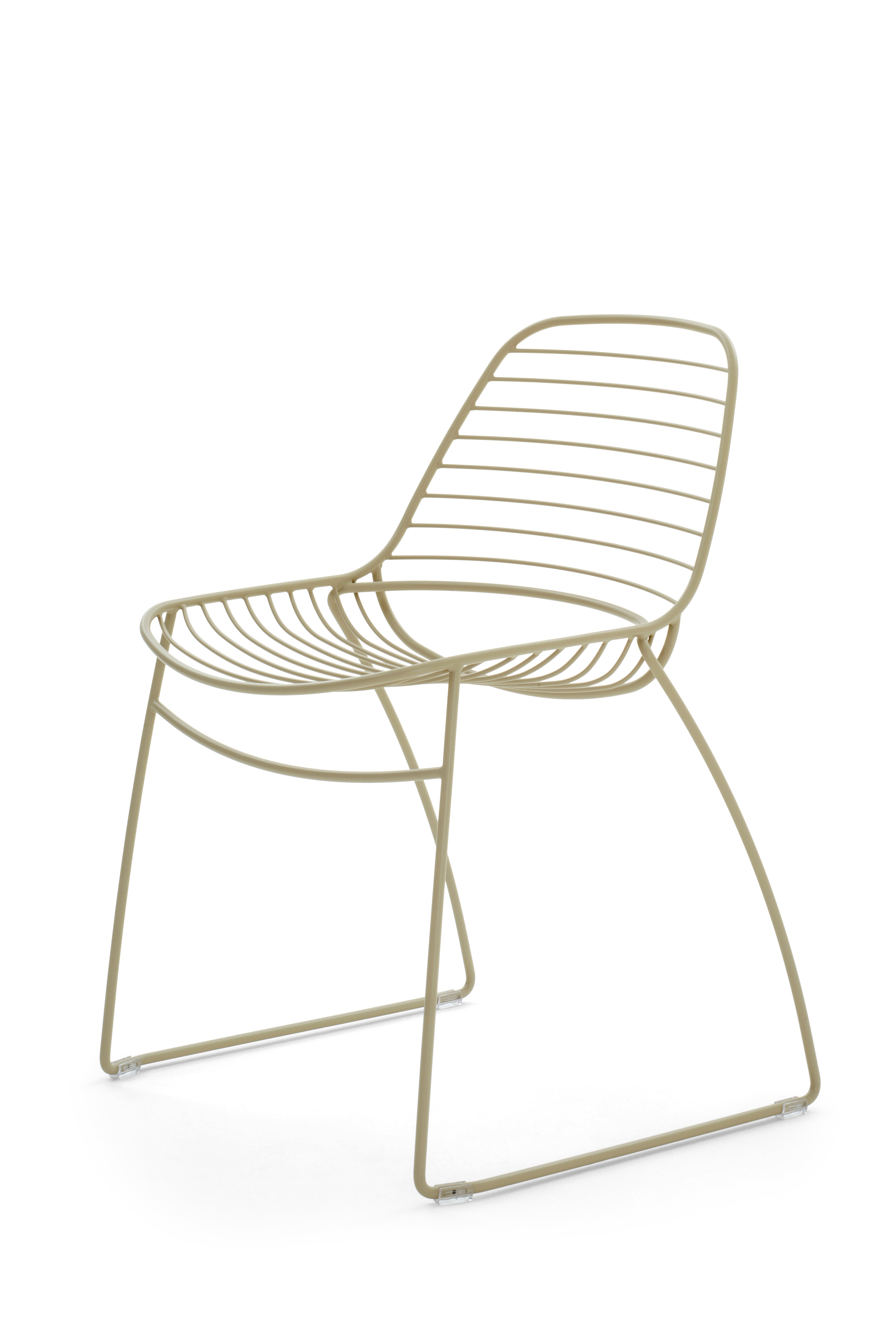 [URBANTIME] Scaun Eclipse Wire | Oțel tratat prin cataforeză | Finisaje multiple | Design Vintage Rezistent la Intemperii 54x55x82 cm