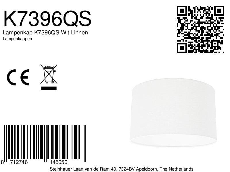 Abajurul K7396QS alb din in. - PARIS14A.RO