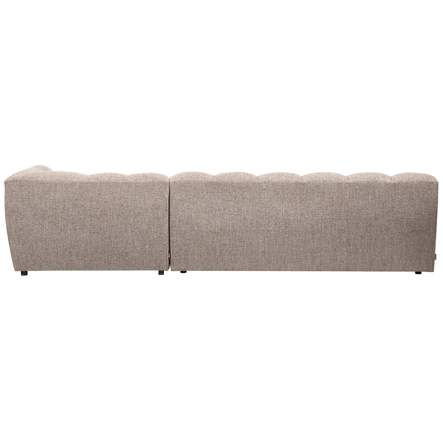 ALLURE CHAISE LONGUE RIGHT WOVEN BROWN MELANGE - PARIS14A.RO
