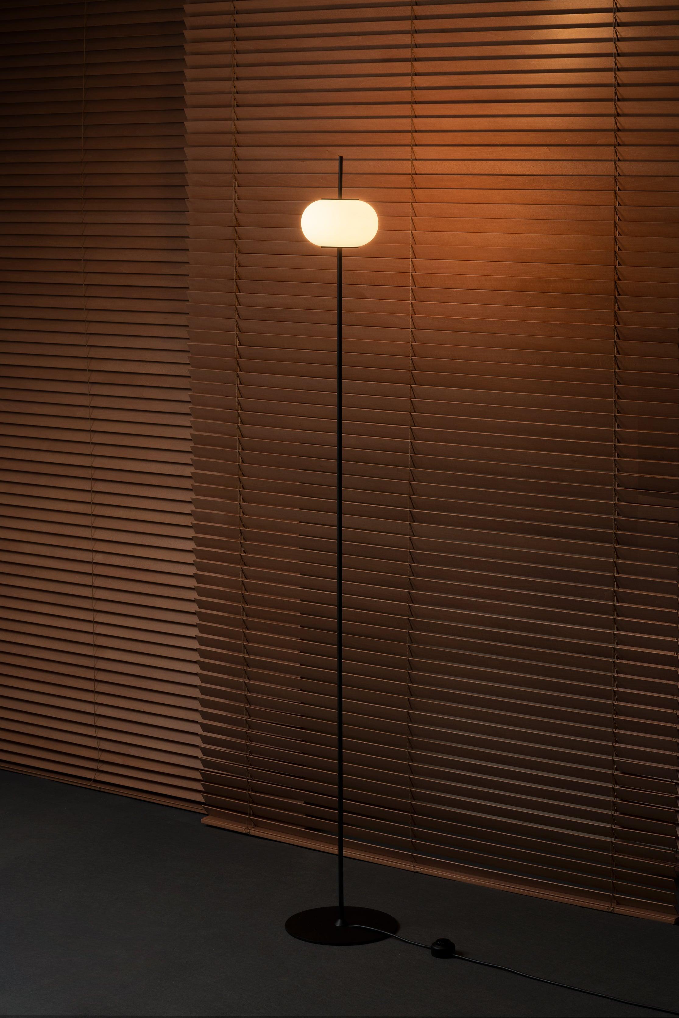 Lampa de podea Astros, 2 x G9 H. 160 cm, negru texturat - PARIS14A.RO