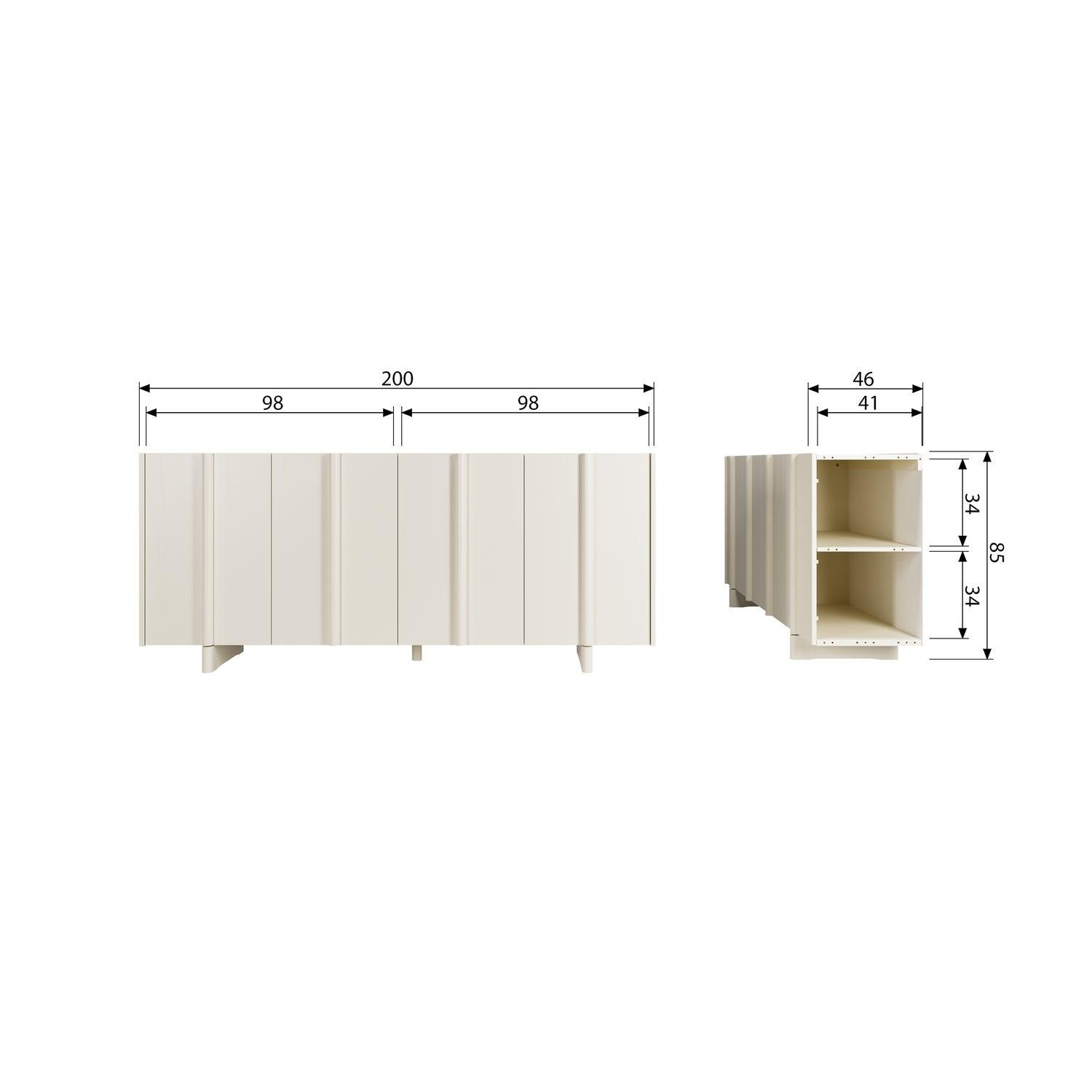 BASU SIDEBOARD PINE DUST [fsc] - PARIS14A.RO