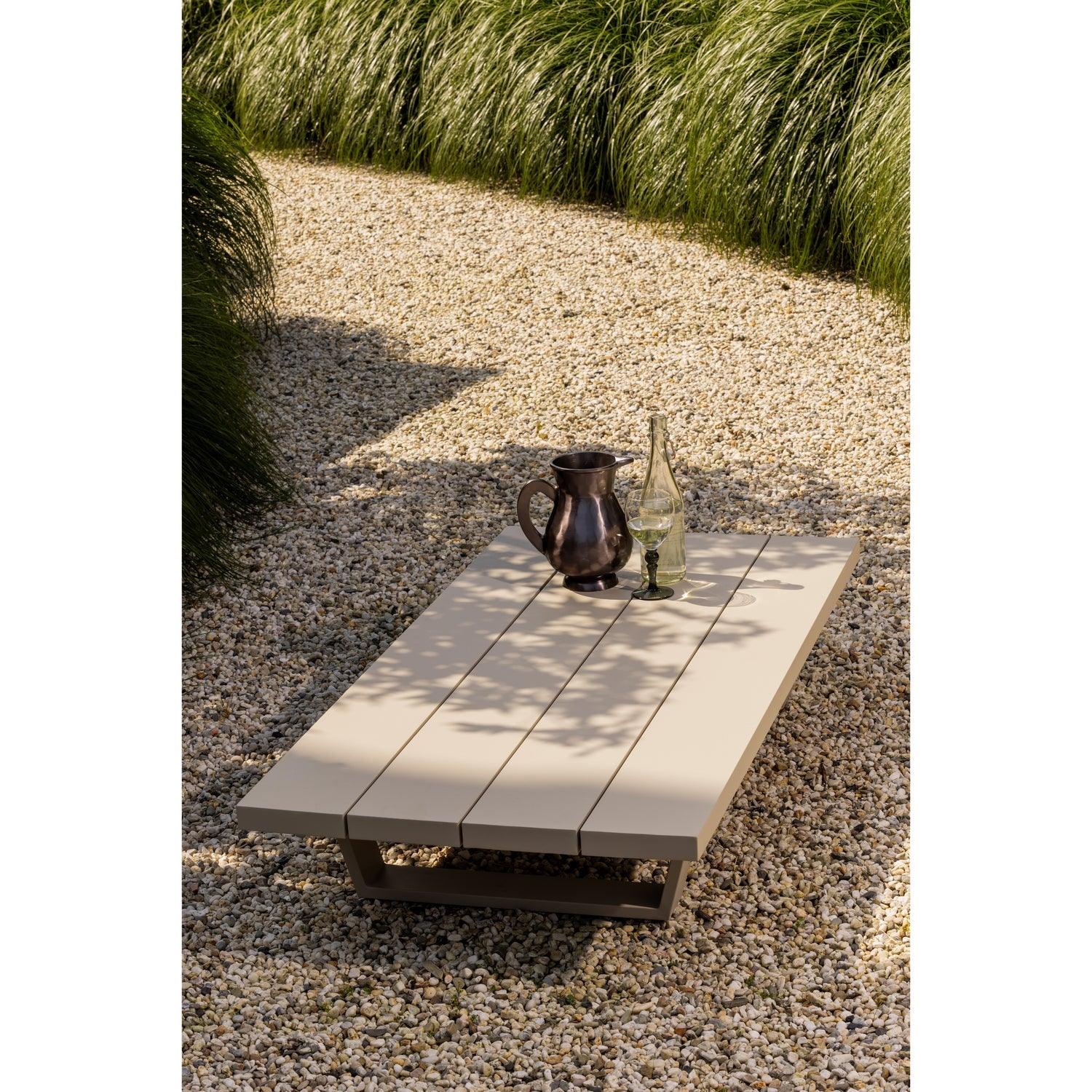 BEAR COFFEE TABLE OUTDOOR ALUMINIUM SAND - PARIS14A.RO