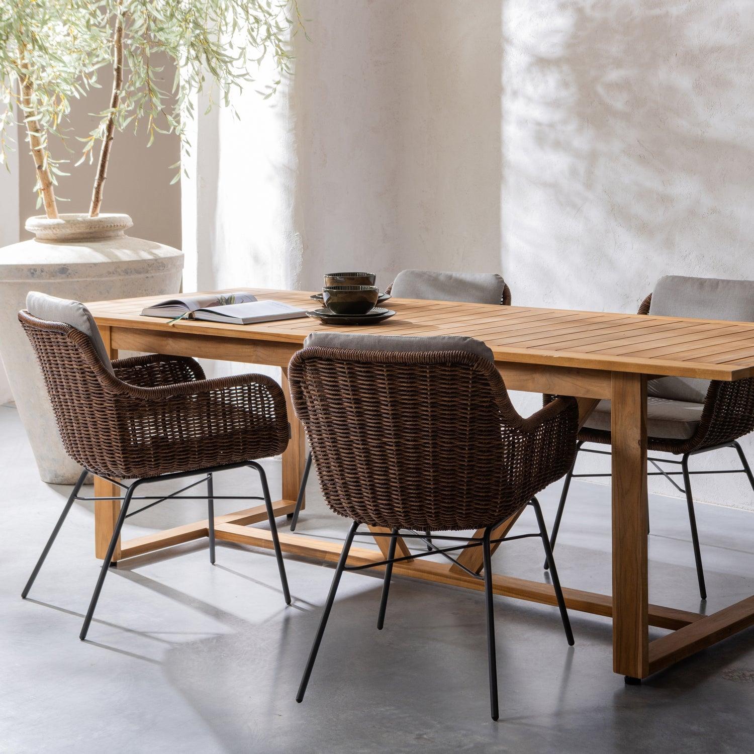 BEAVER GARDEN TABLE TEAK NATURAL - PARIS14A.RO