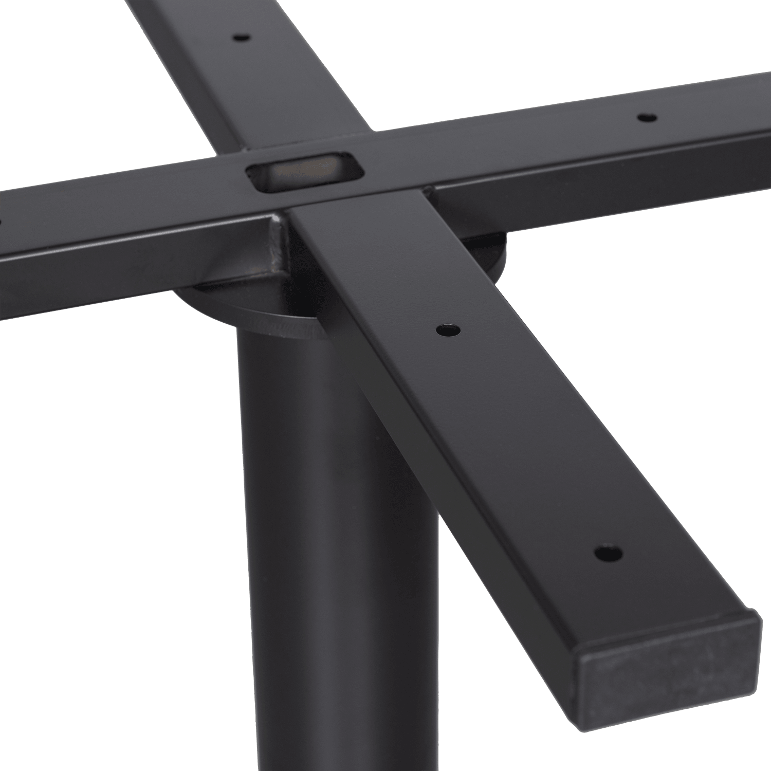BISTRO ROUND TUBE LEG METAL BLACK 72xØ54CM - PARIS14A.RO