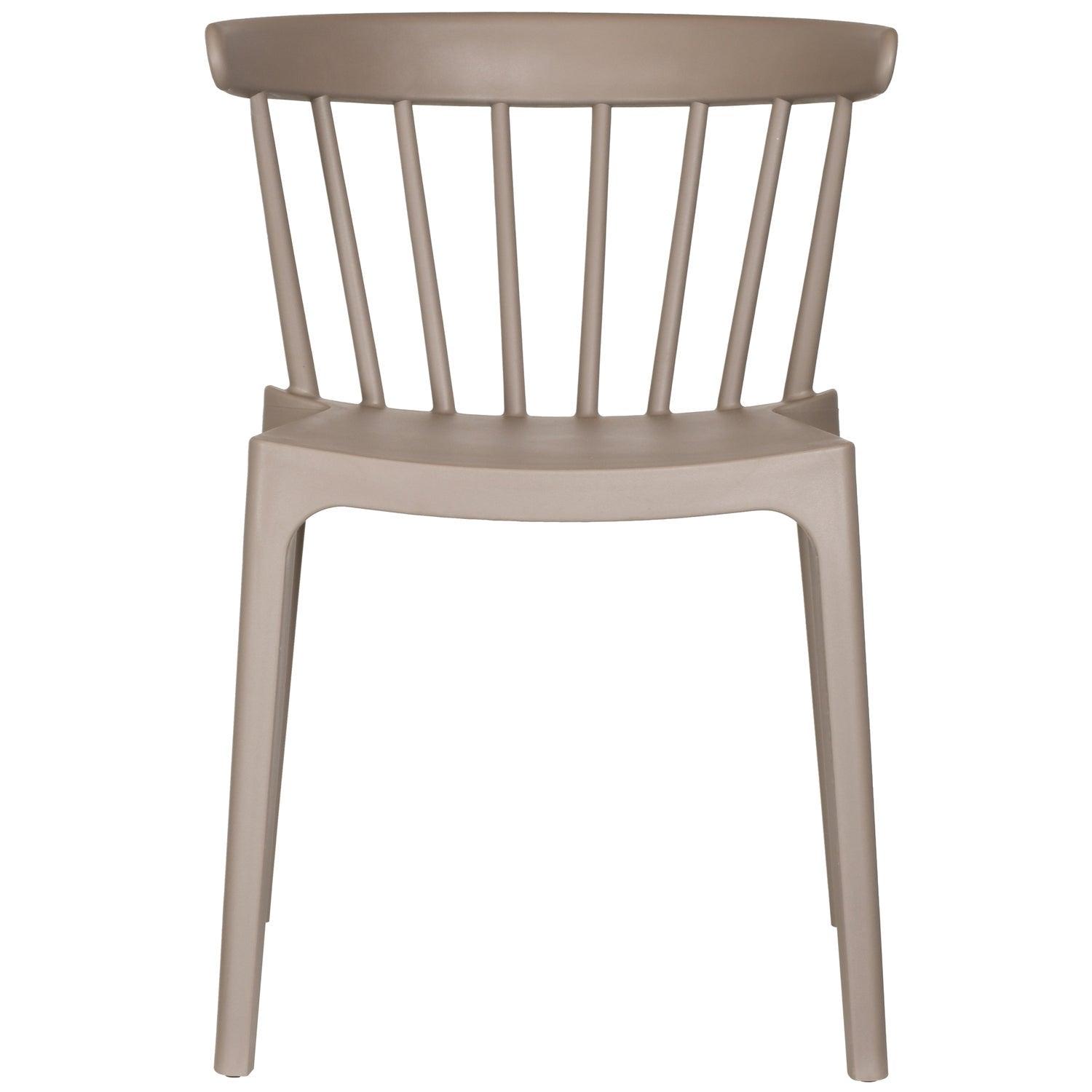 BLISS GARDEN CHAIR WITH BARS PLASTIC TAUPE - PARIS14A.RO