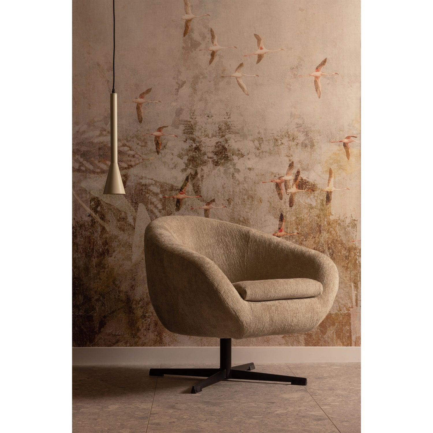 BODY HANGING LAMP METAL SAND/GOLD - PARIS14A.RO