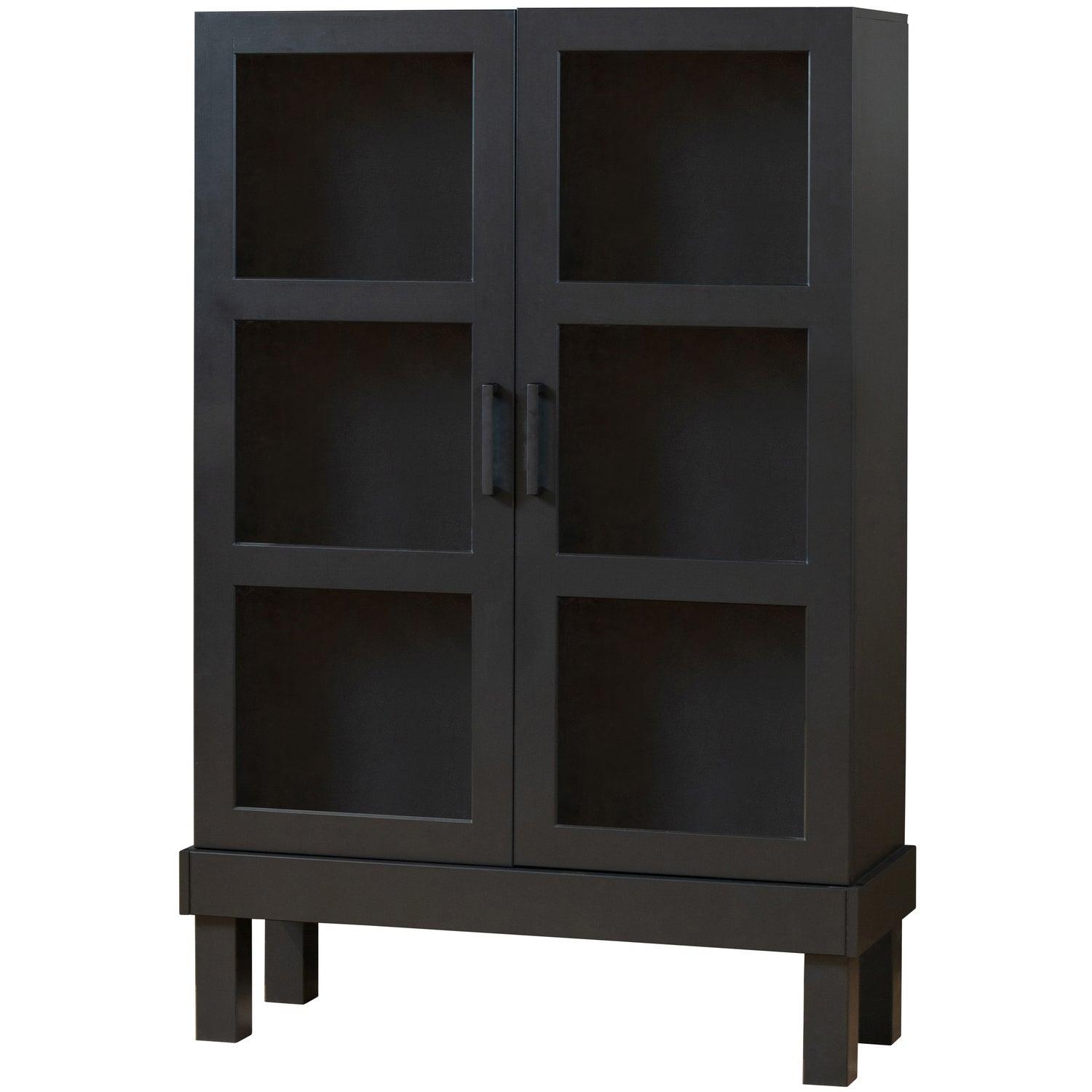 BONK DISPLAY CABINET PINE BLACK [fsc] - PARIS14A.RO