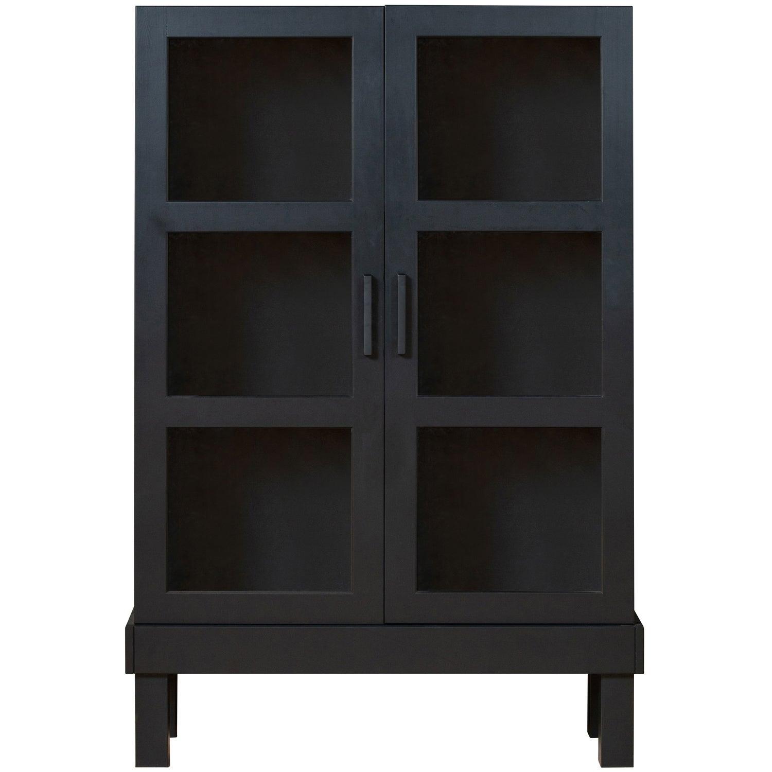 BONK DISPLAY CABINET PINE BLACK [fsc] - PARIS14A.RO